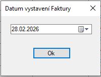 Dialog – datum vystavení